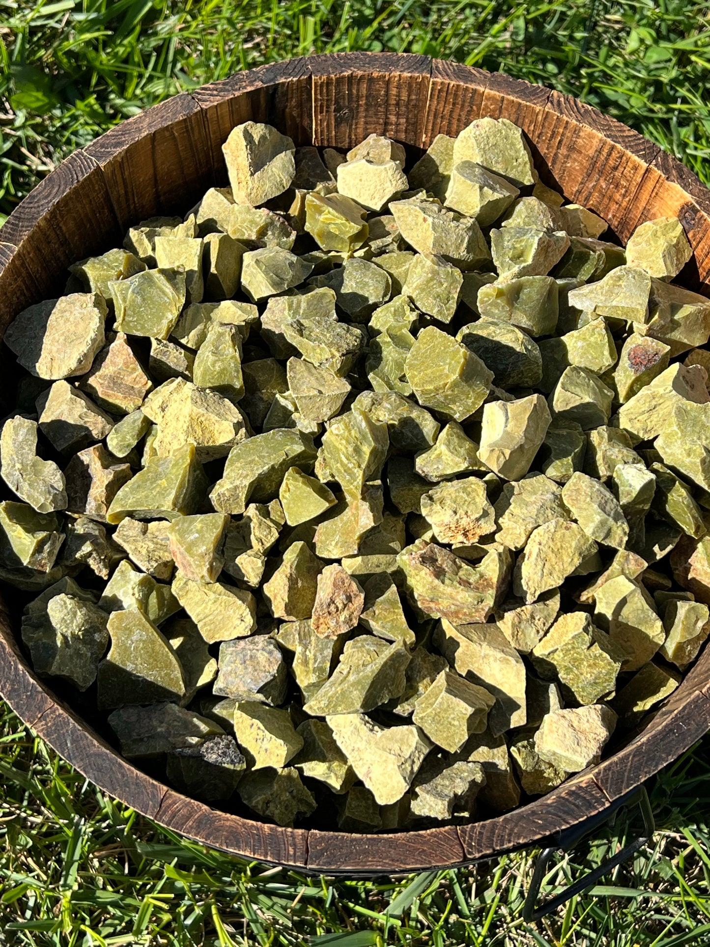 Rough Green Opal