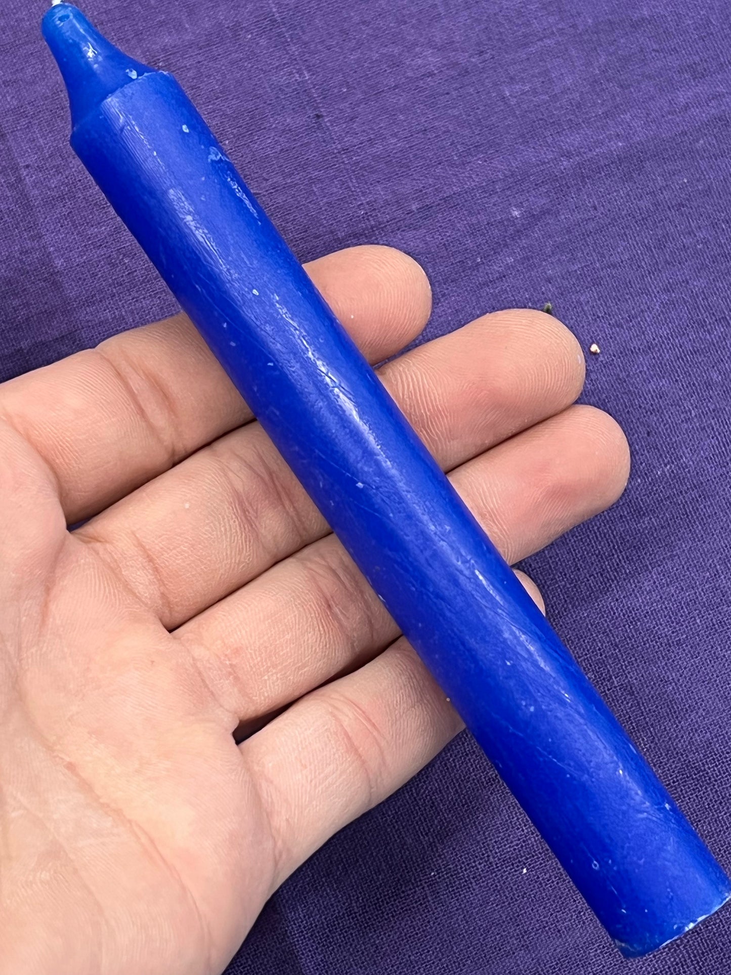 6” Blue candle