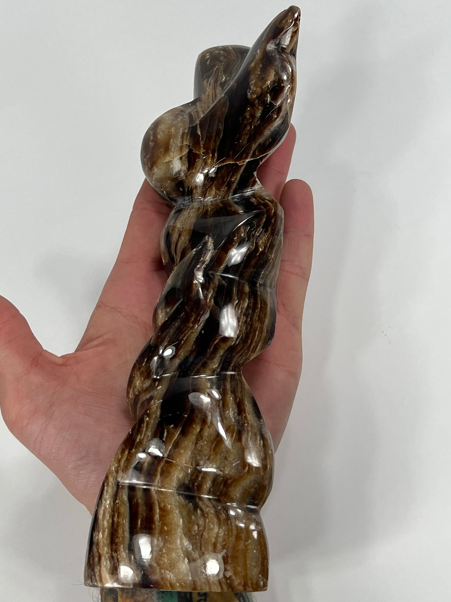 Chocolate Calcite Freeform
