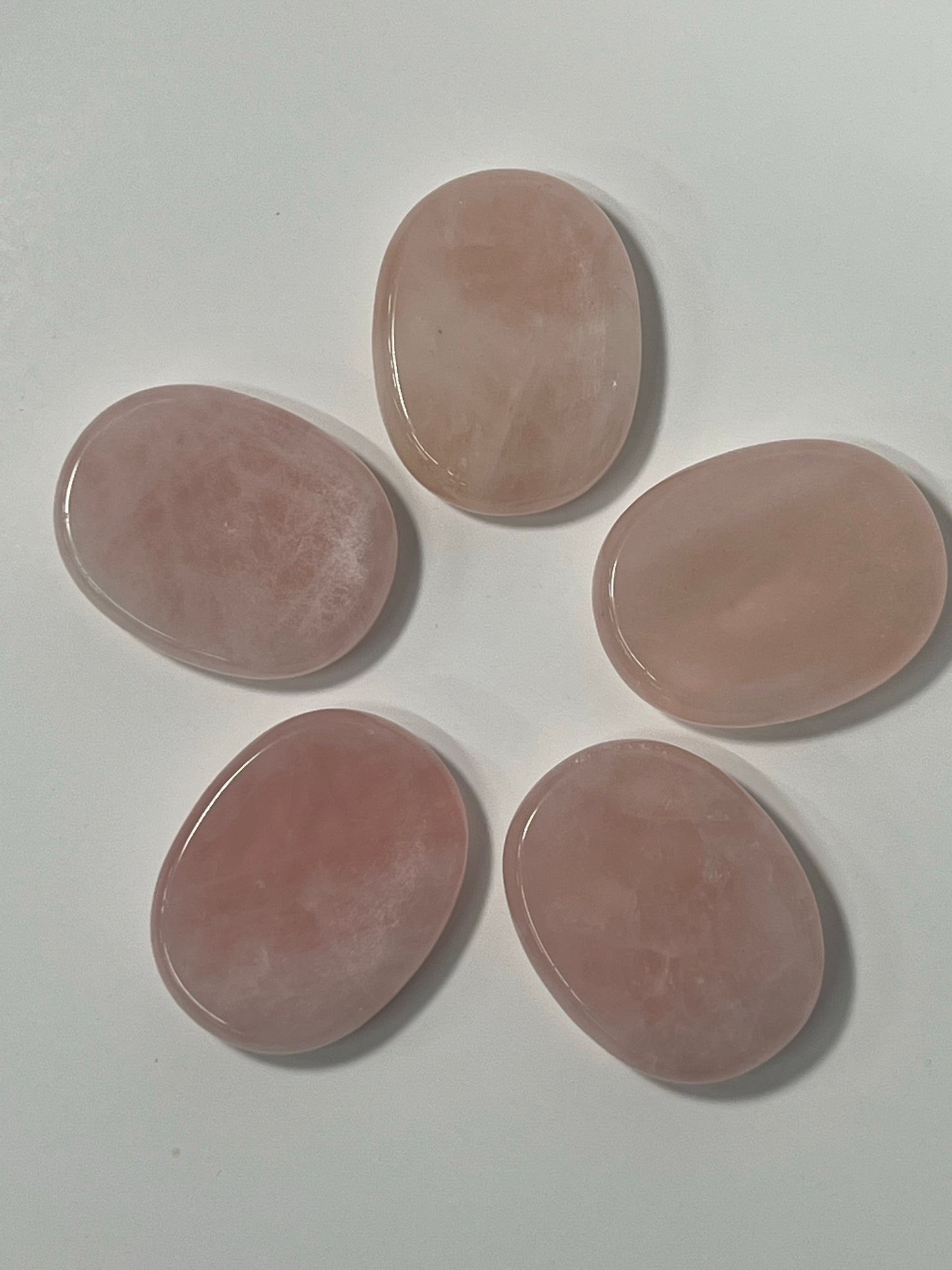 Rose Quartz Worry Stone