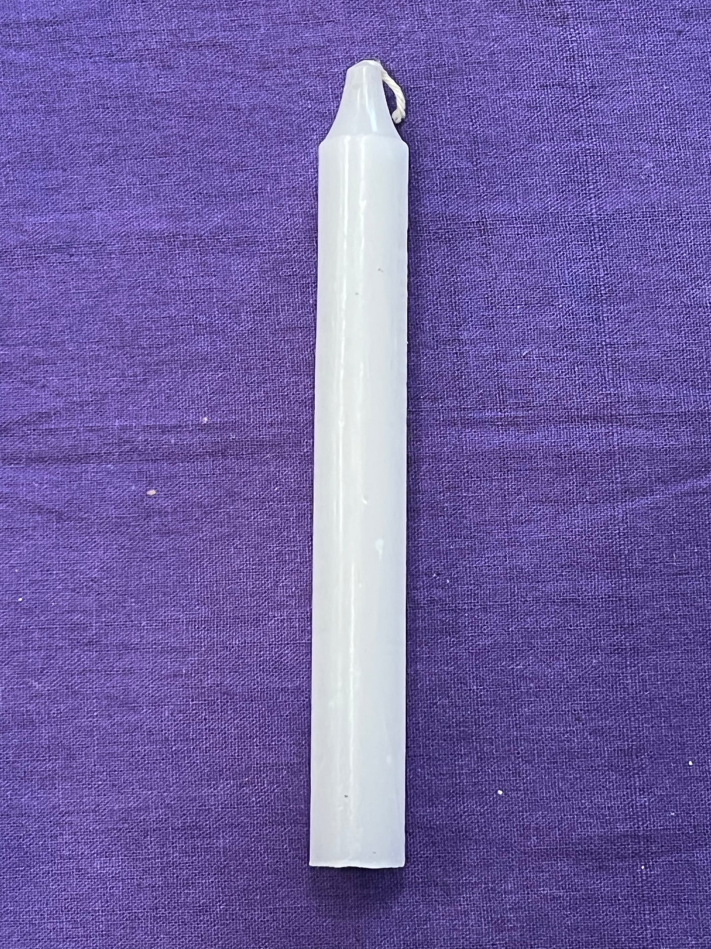 6” White candle