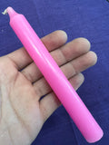 6” Pink candle