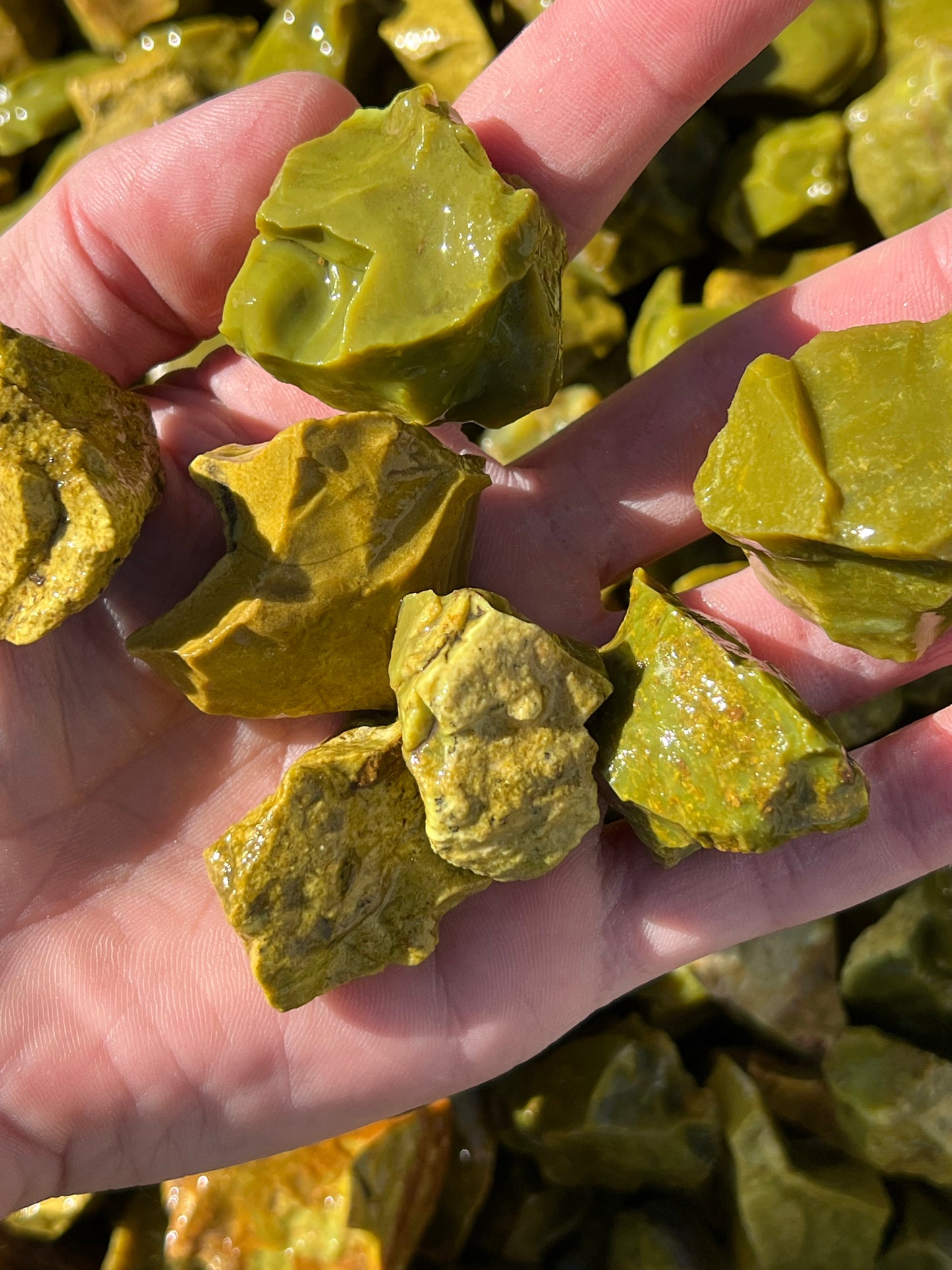Rough Green Opal