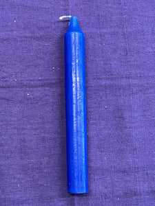 6” Blue candle