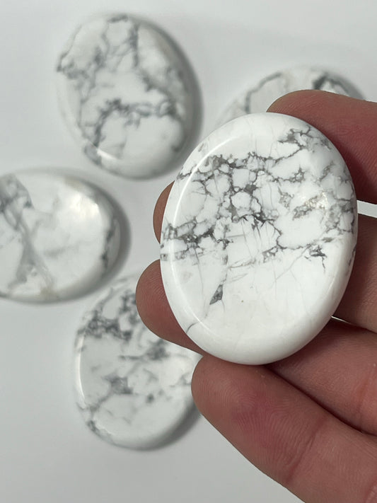 Howlite Worry Stone