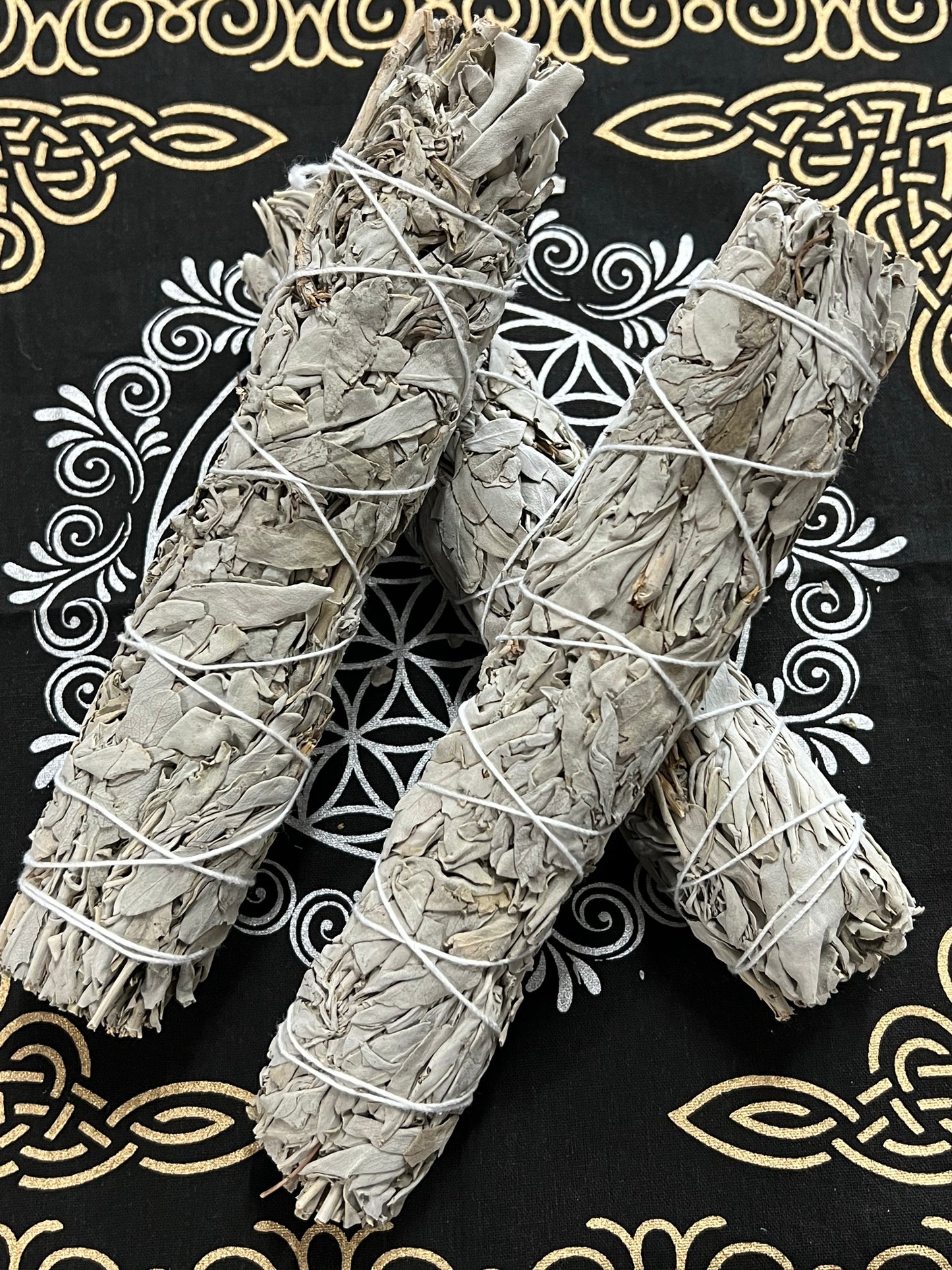 White Sage 9” Smudge Stick