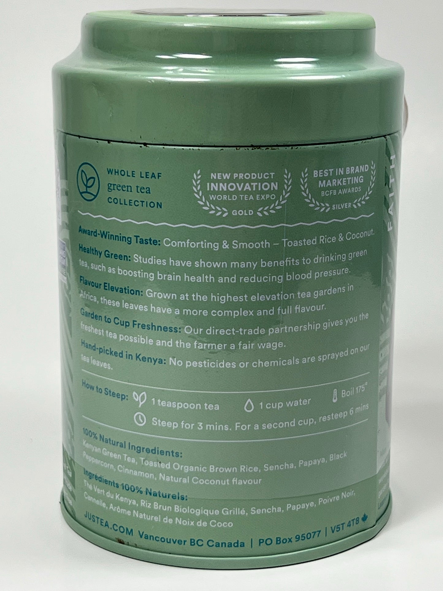 Justea Golden Green