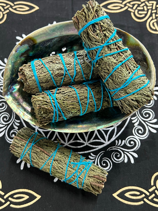 Cedar Sage 4” Smudge Stick