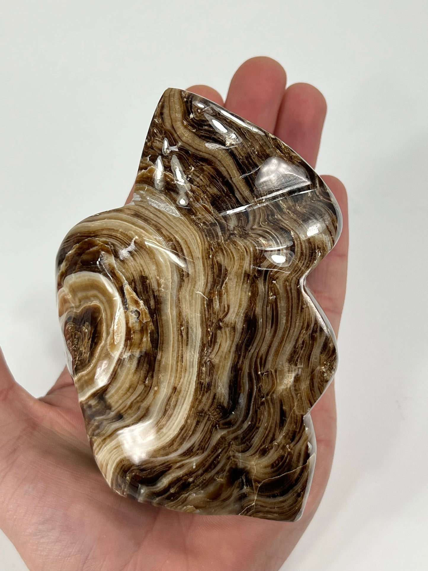 Chocolate Calcite Freeform