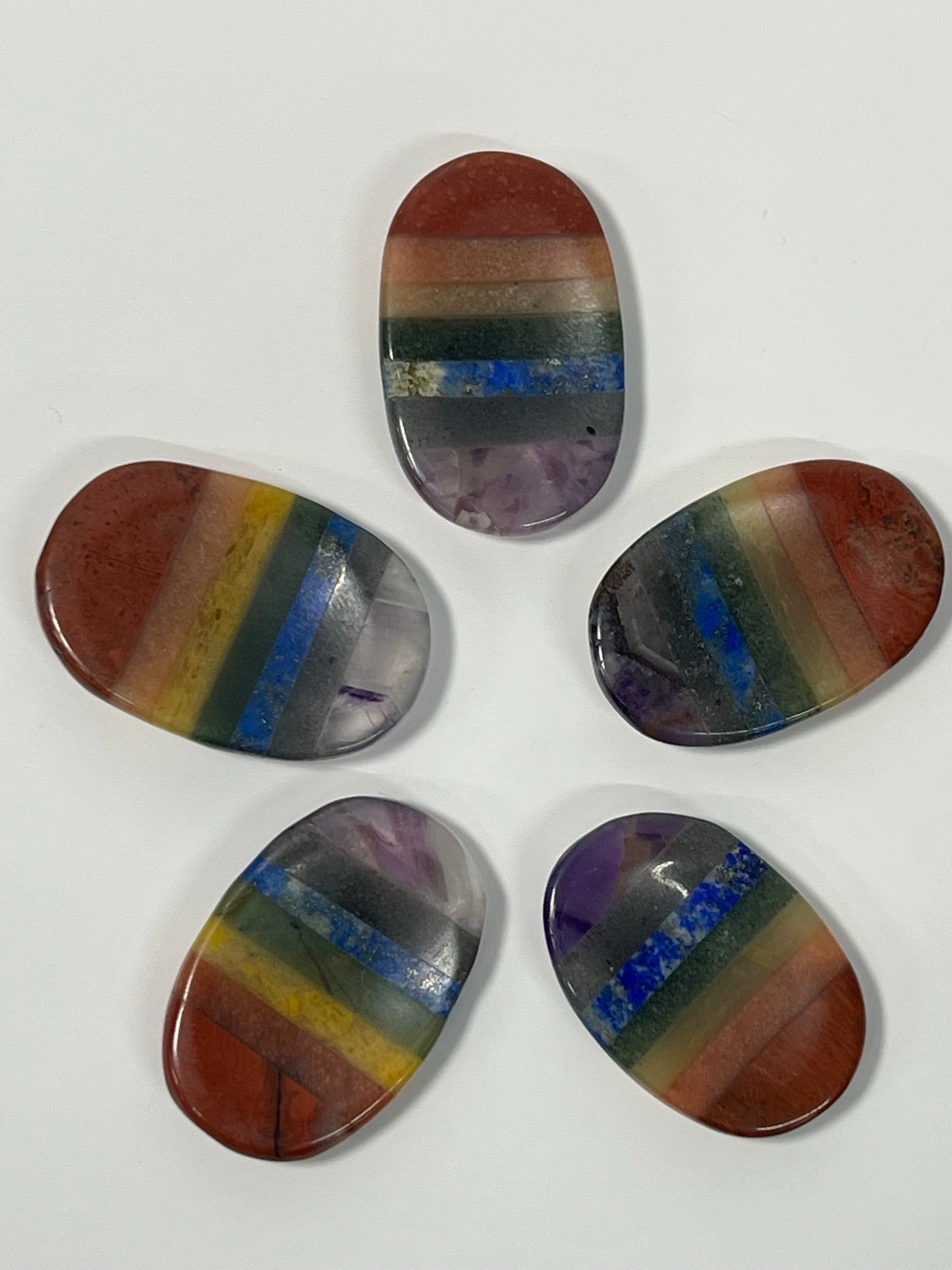 7 Chakra Worry Stone