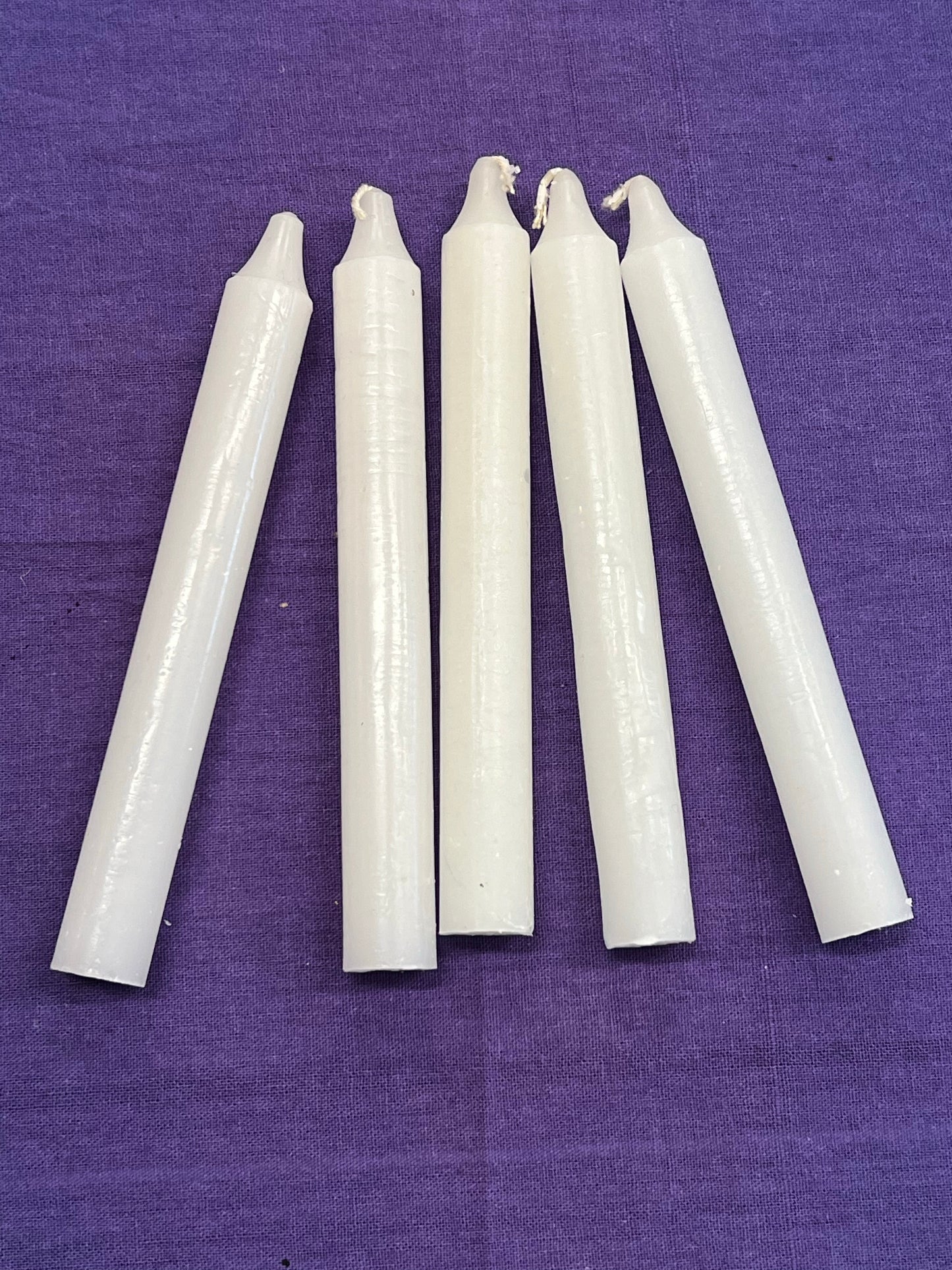 6” White candle