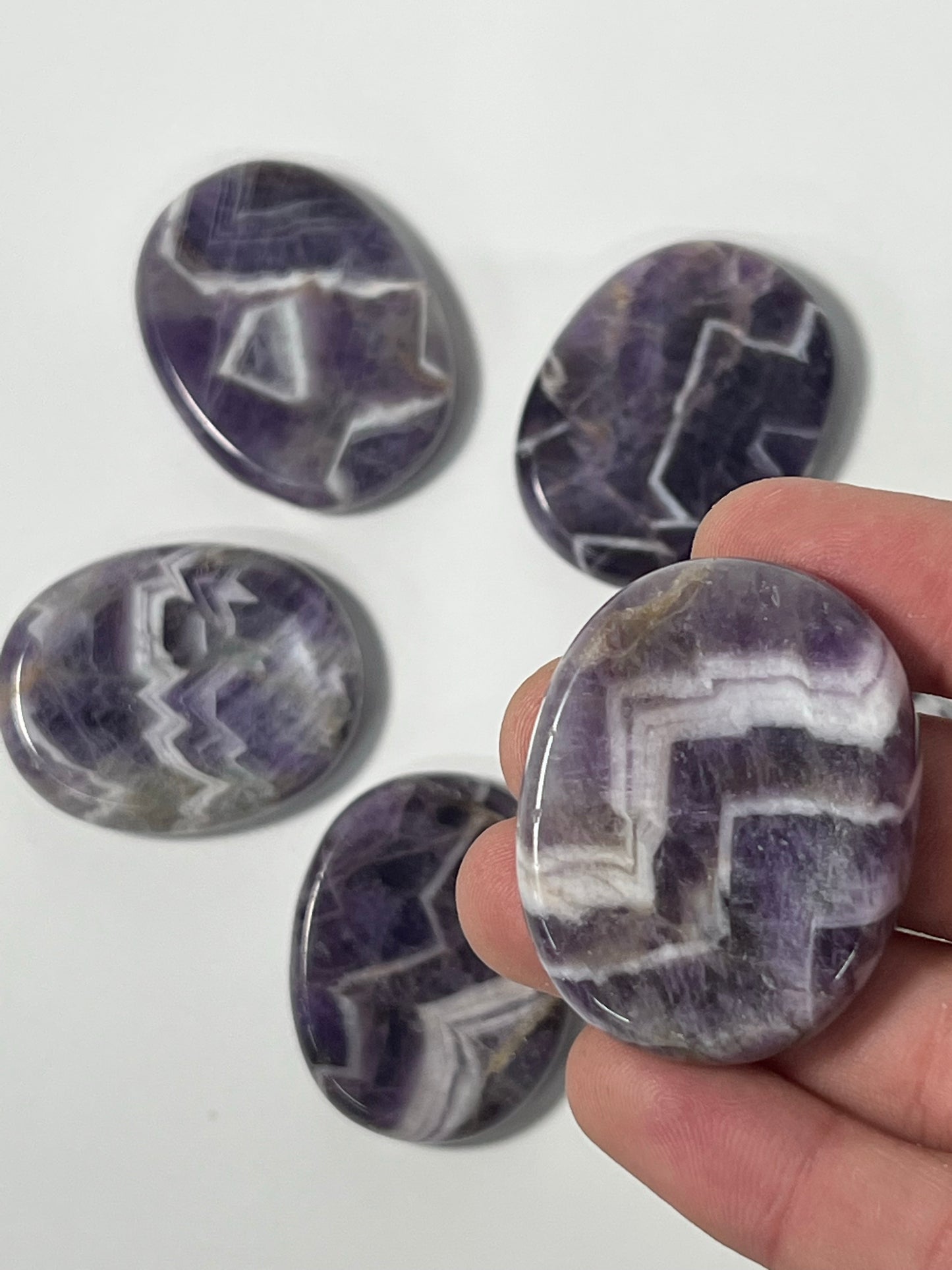 Amethyst Worry Stone