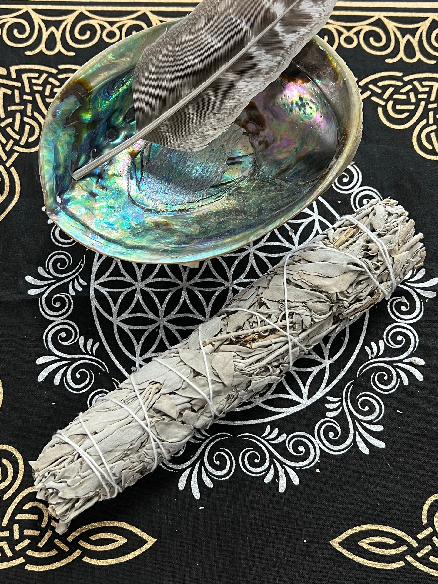 White Sage 9” Smudge Stick