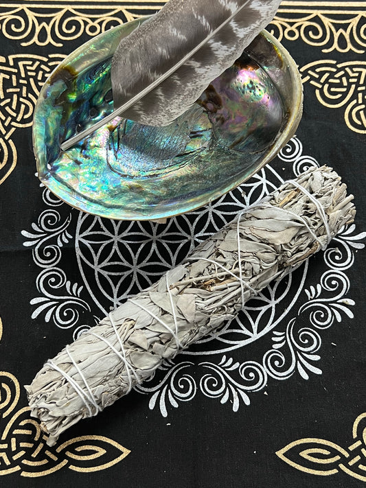 White Sage 9” Smudge Stick