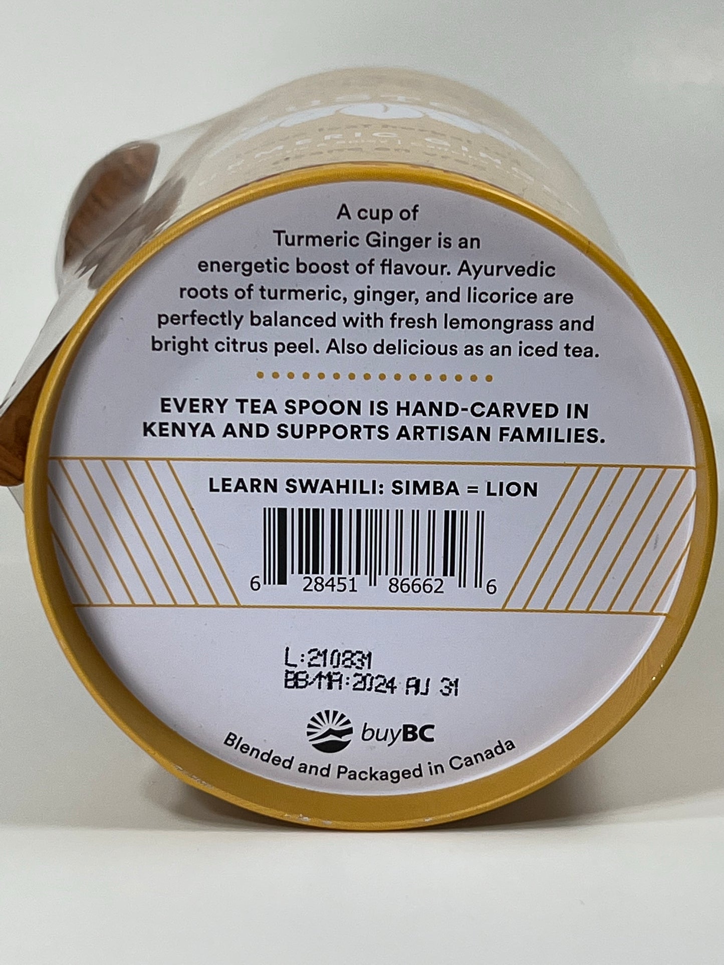 Justea Turmeric Ginger