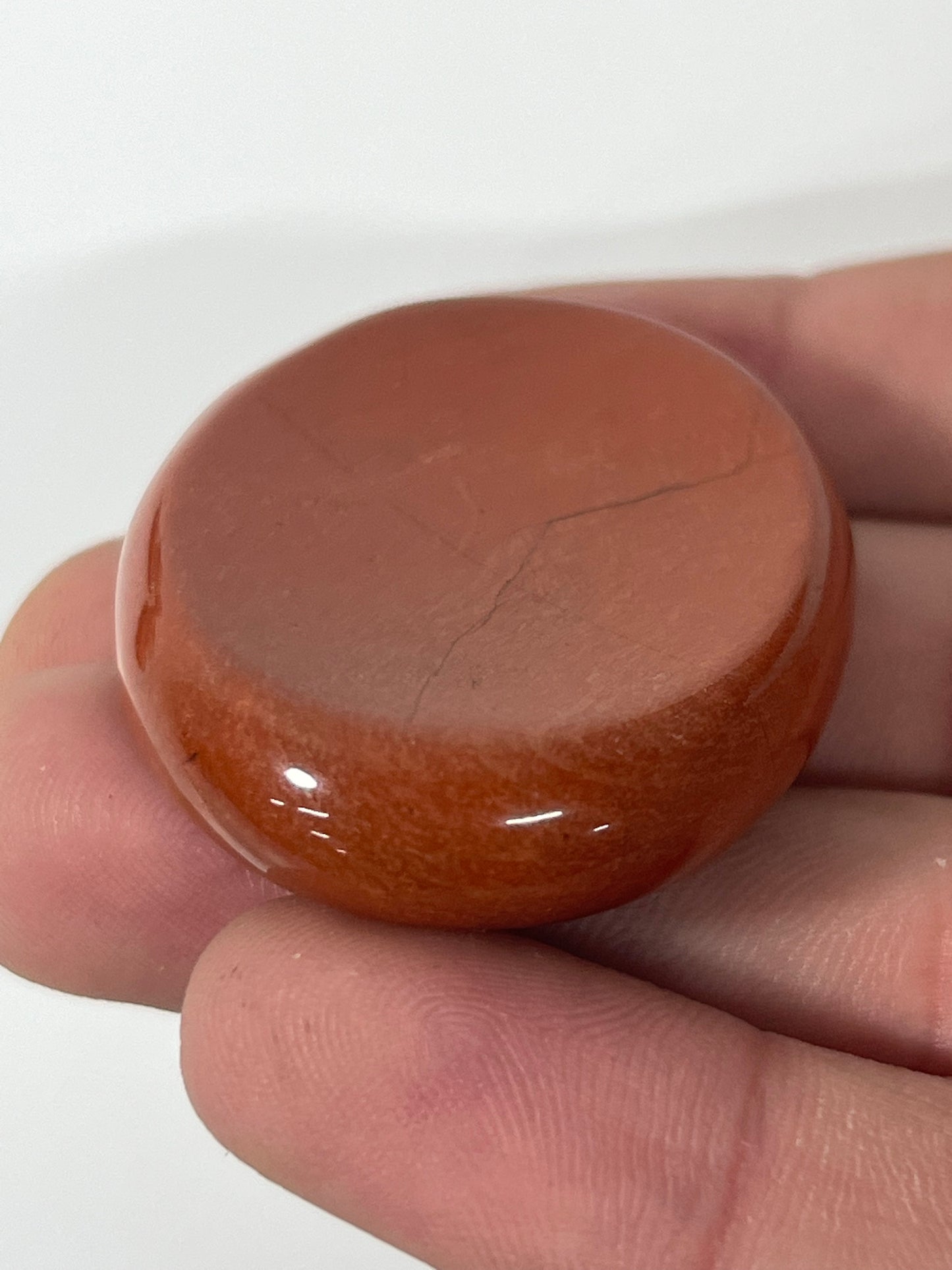 Red Jasper Worry Stone