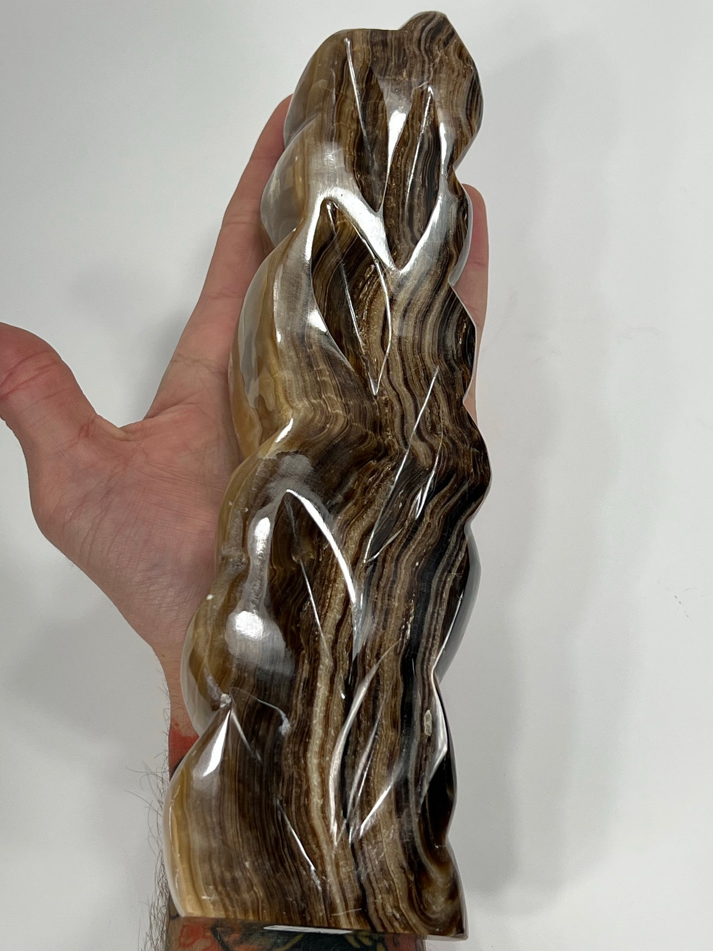 Chocolate Calcite Freeform