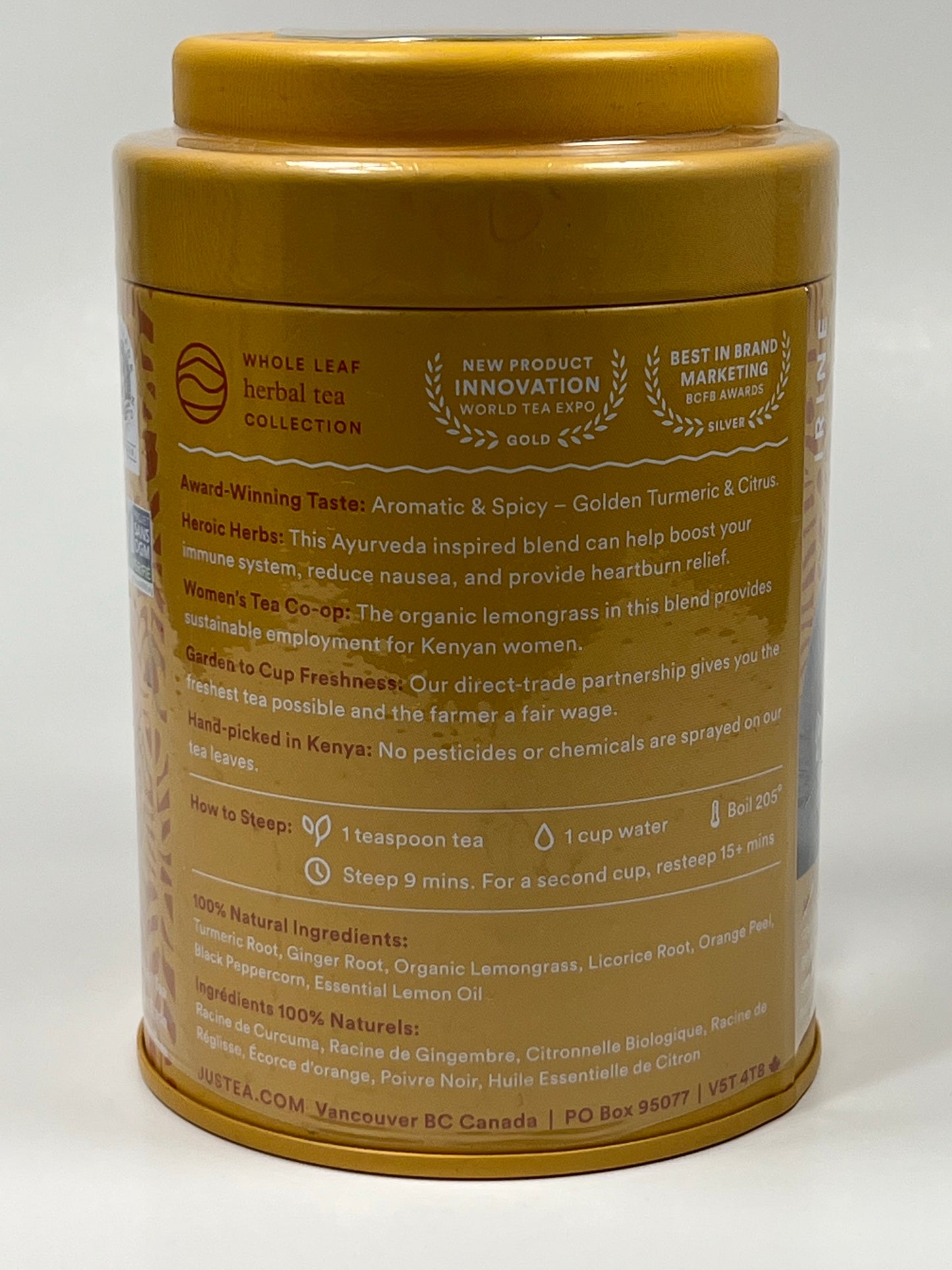 Justea Turmeric Ginger