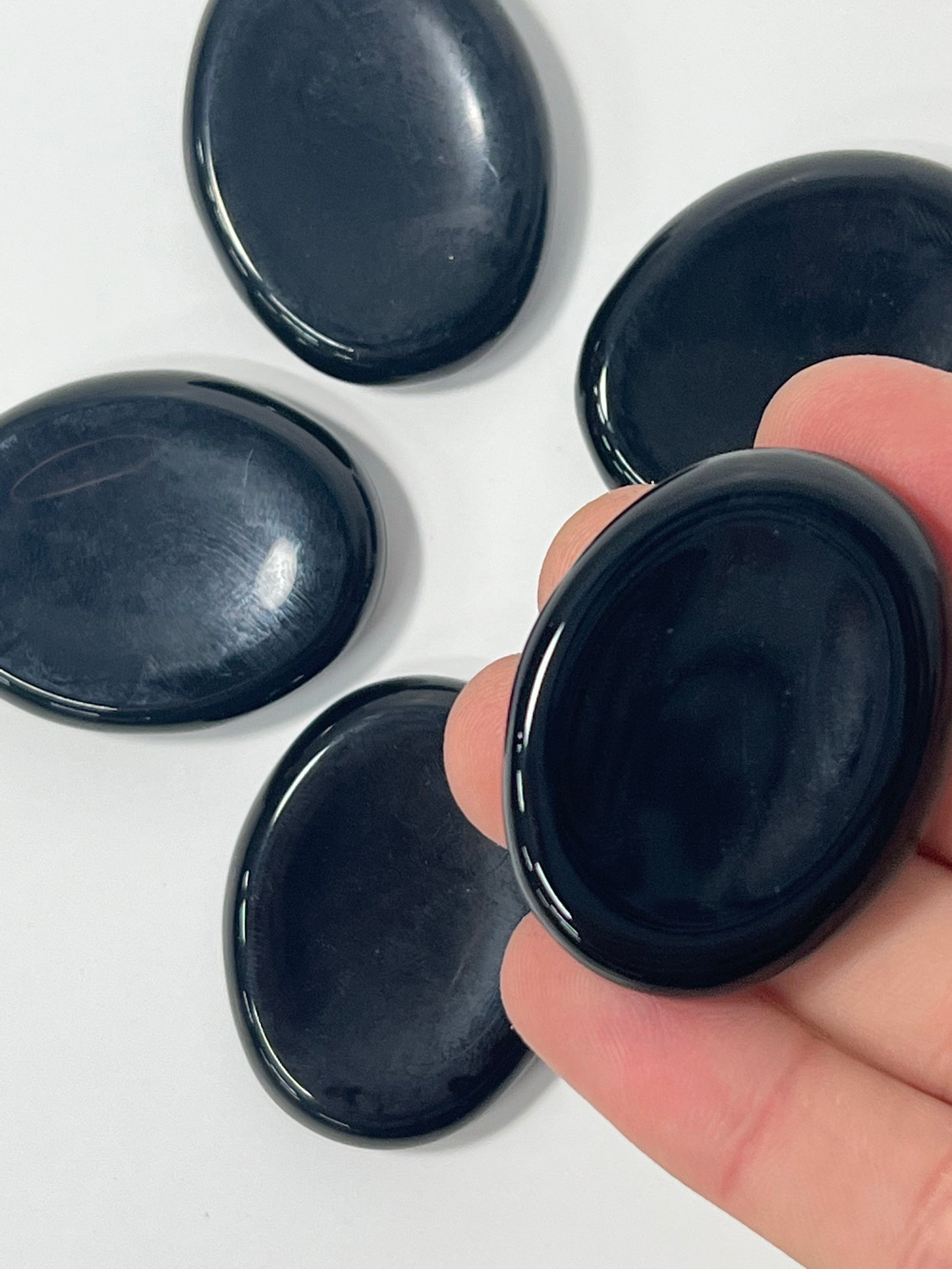 Obsidian Worry Stone