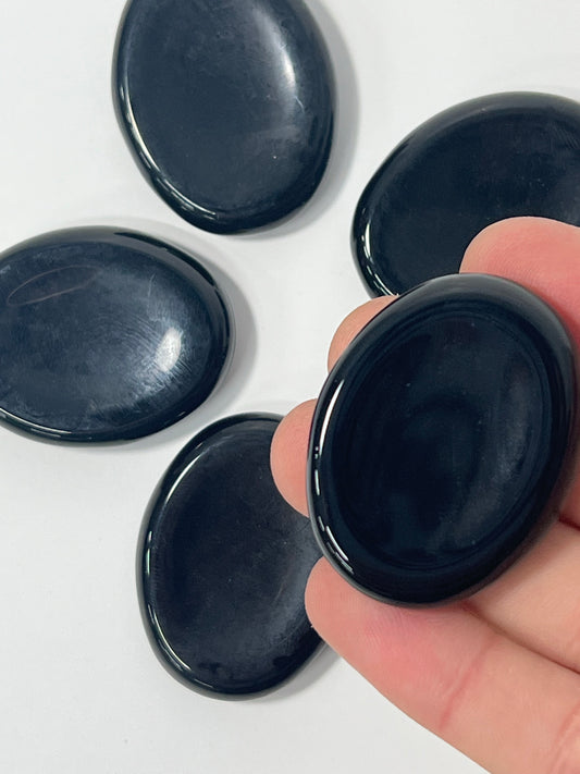 Obsidian Worry Stone