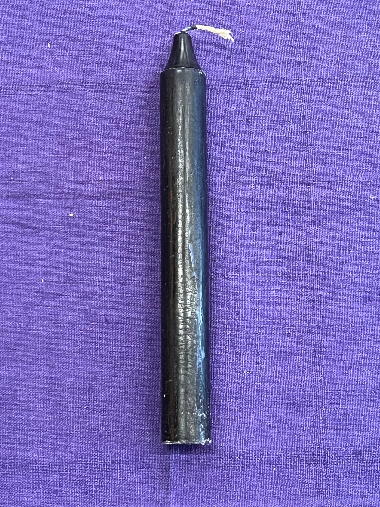 6” Black candle