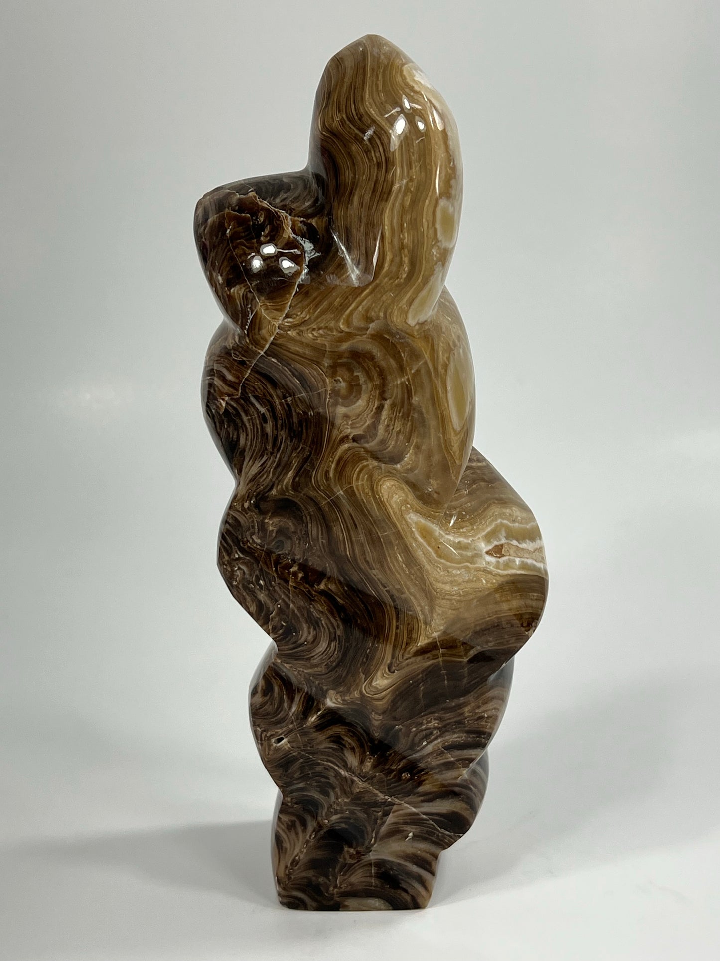 Chocolate Calcite Freeform