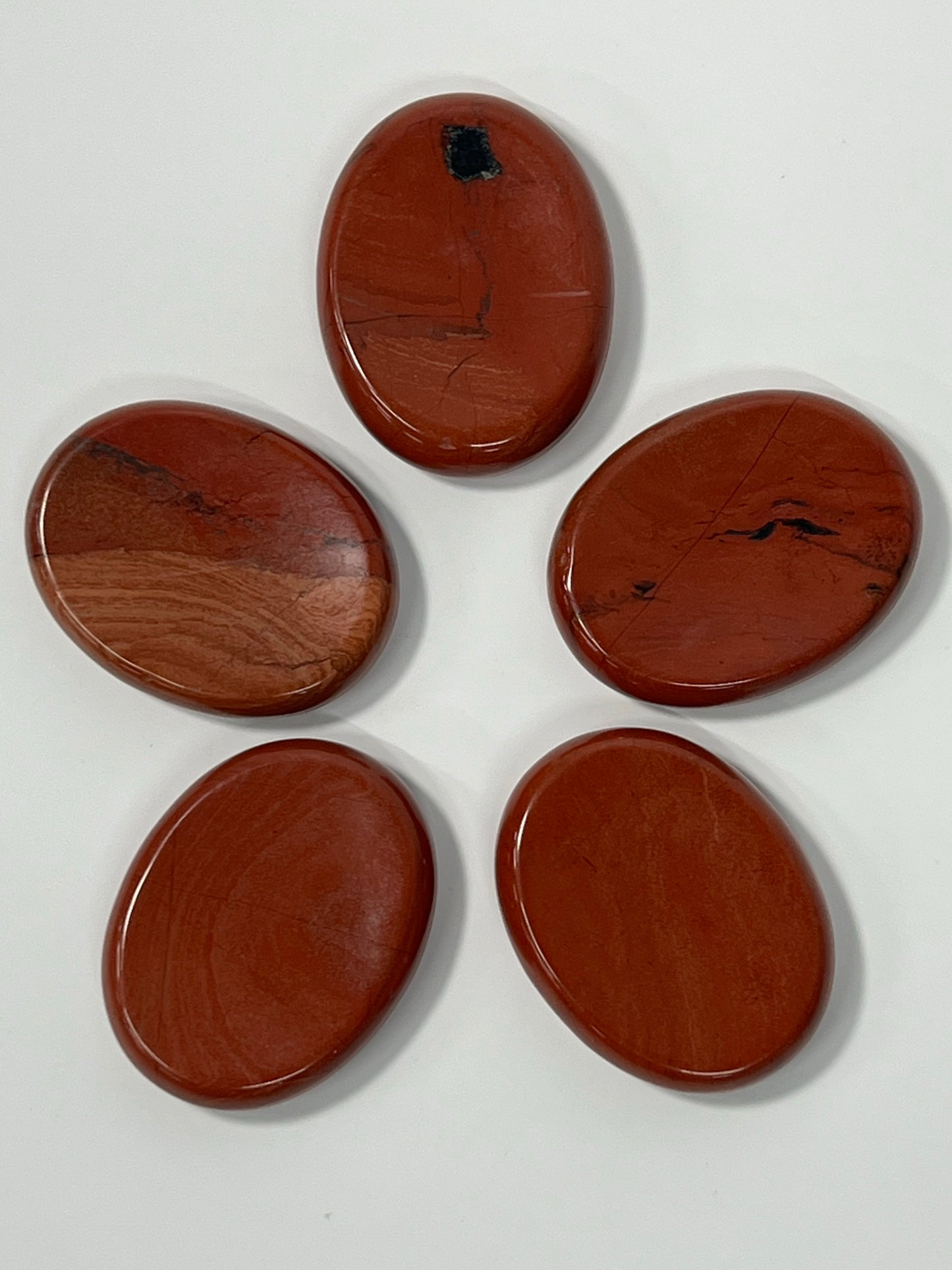 Red Jasper Worry Stone