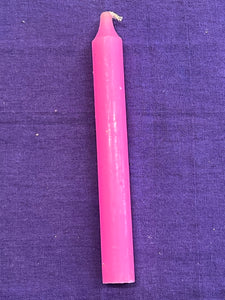 6” Pink candle