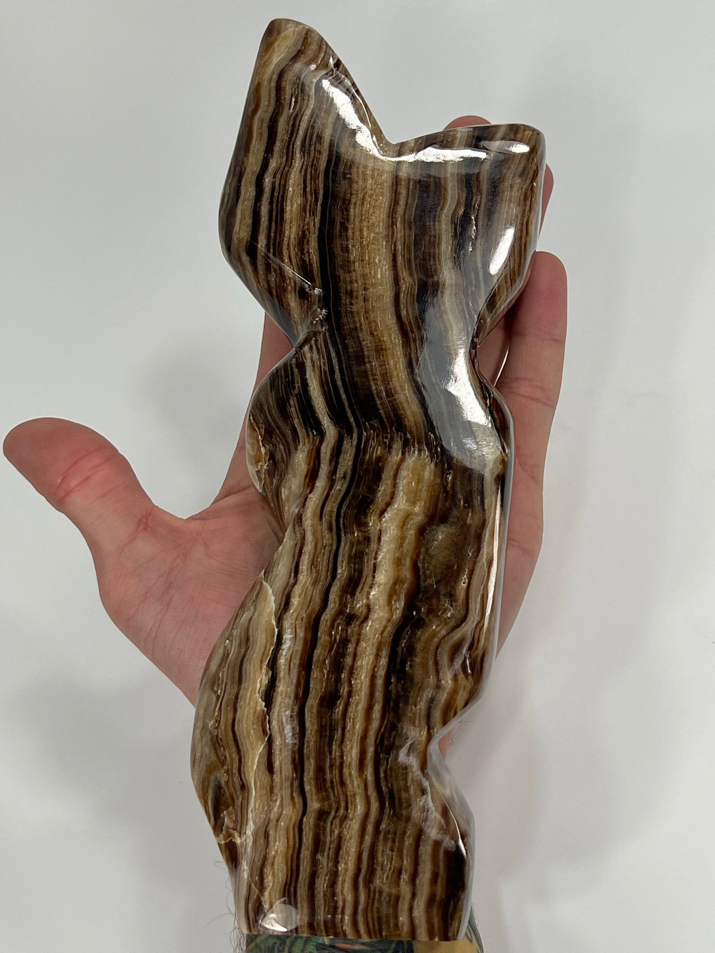 Chocolate Calcite Freeform