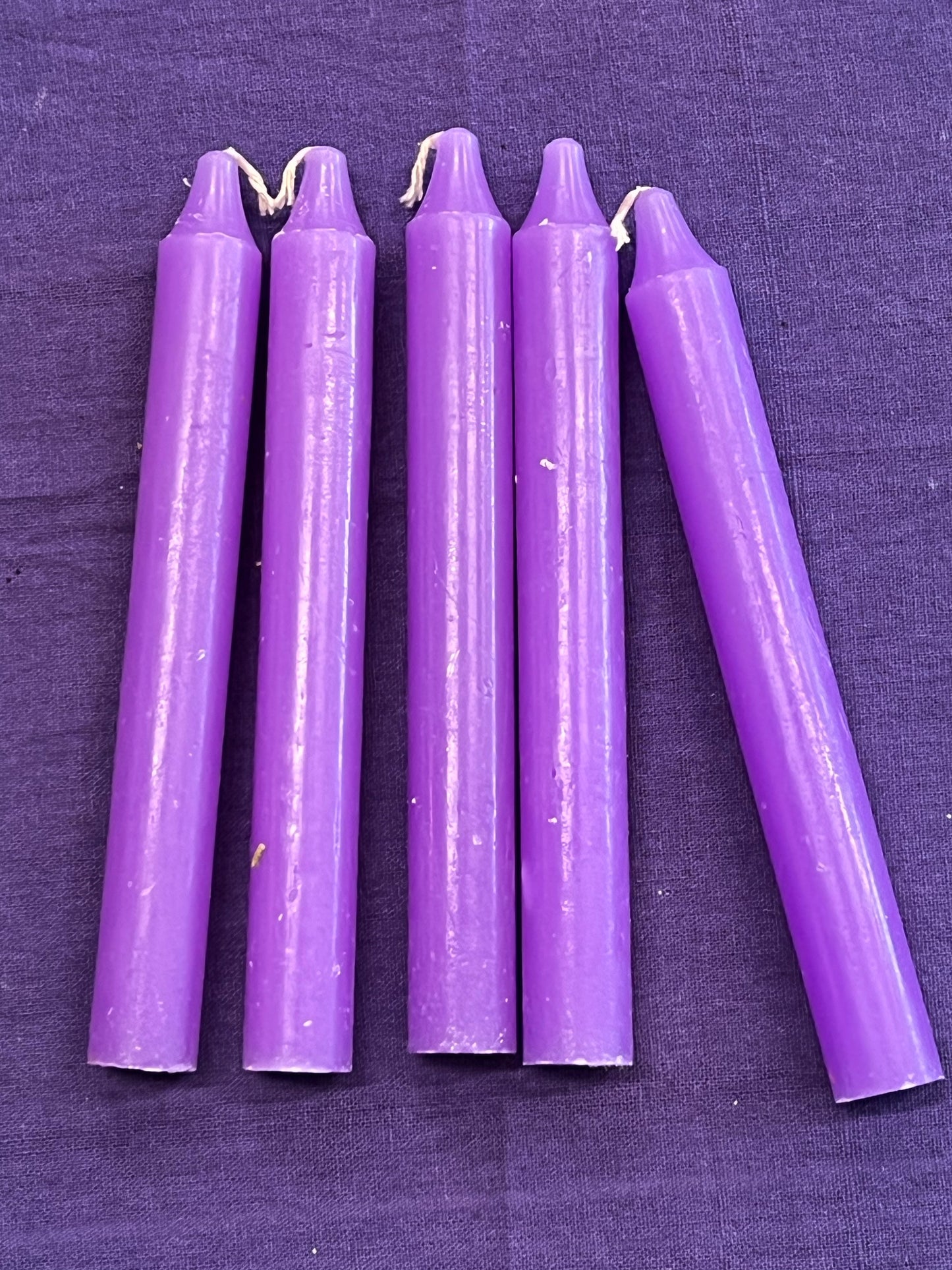 6” Purple candle