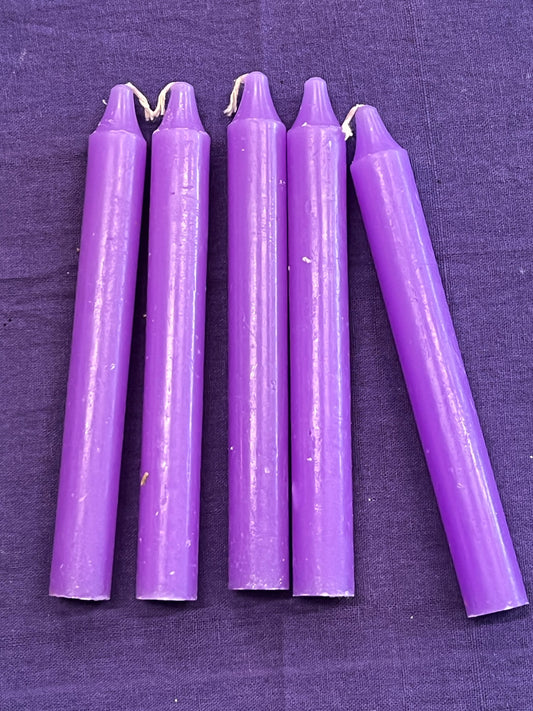 6” Purple candle