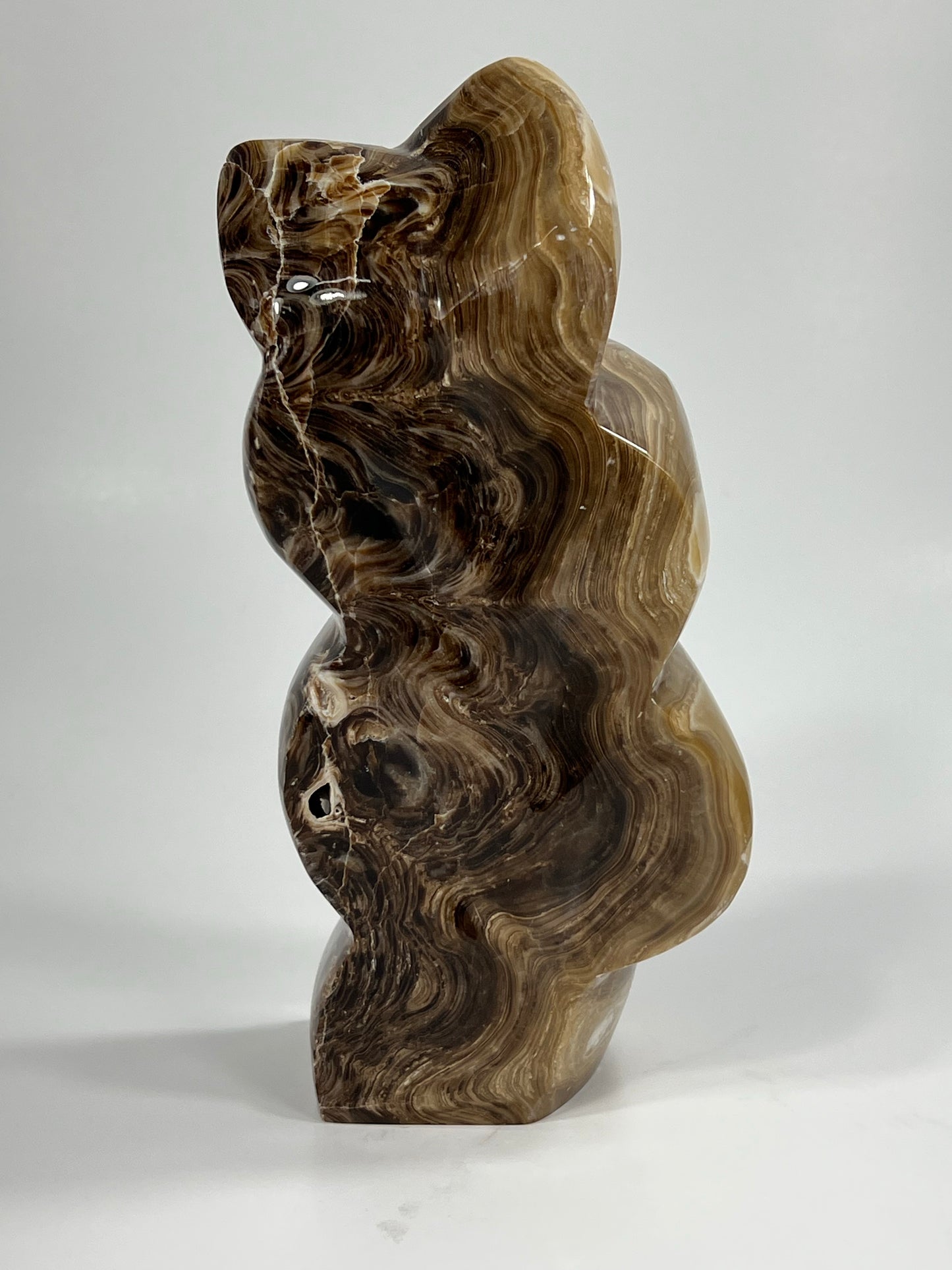 Chocolate Calcite Freeform
