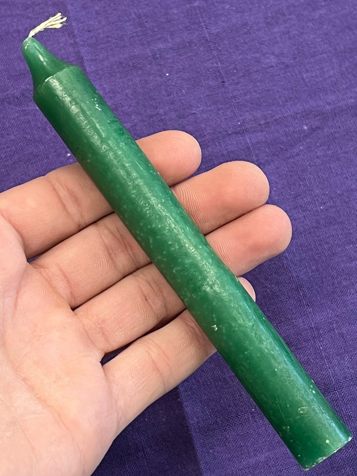 6” Green candle