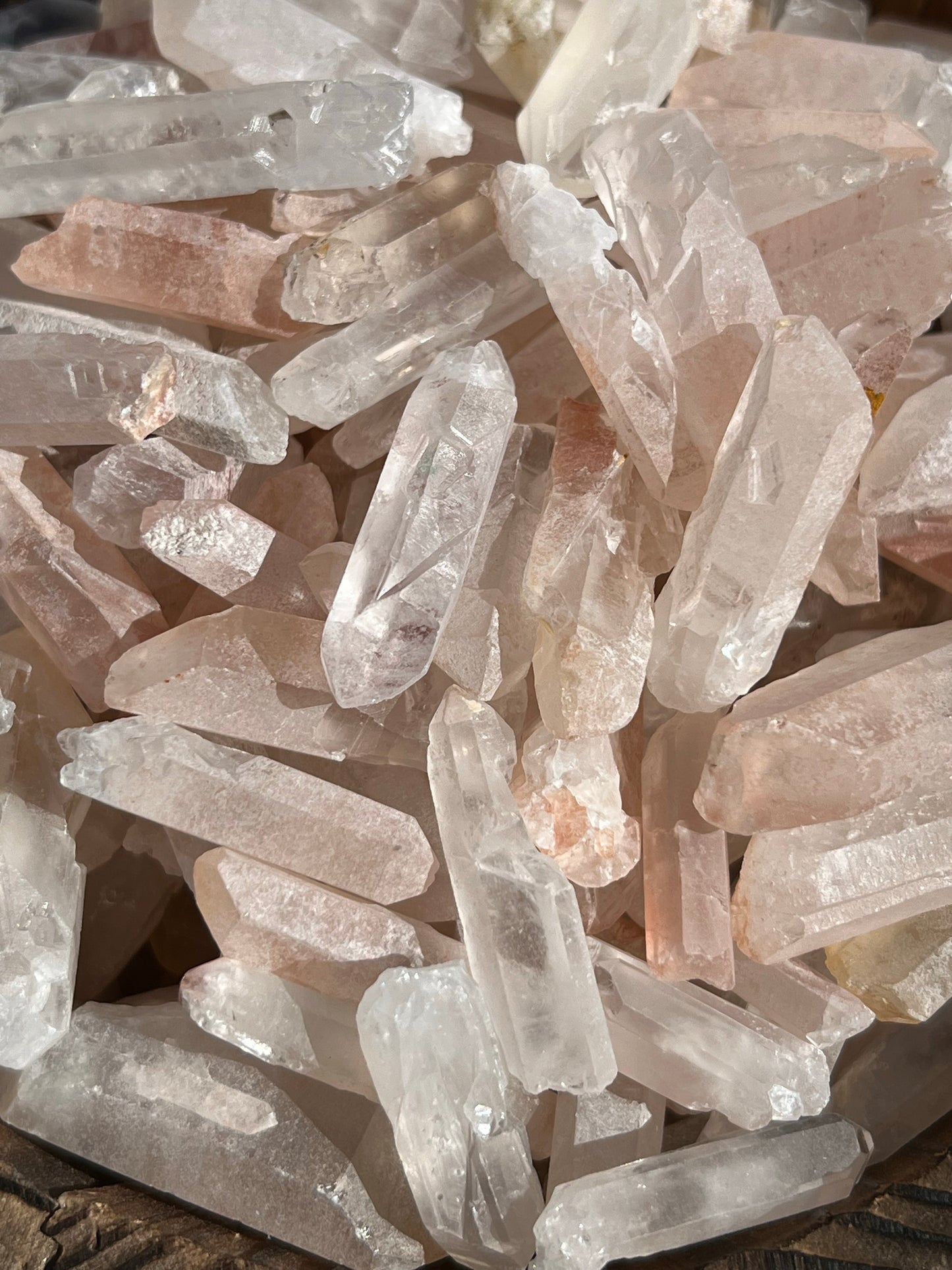 Rough Pink Hematite Quartz