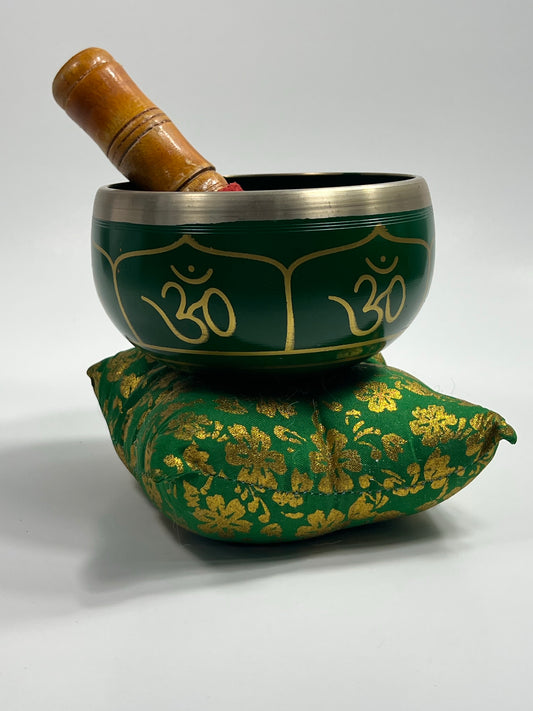 Tibetan Singing Bowl - Green Ohm