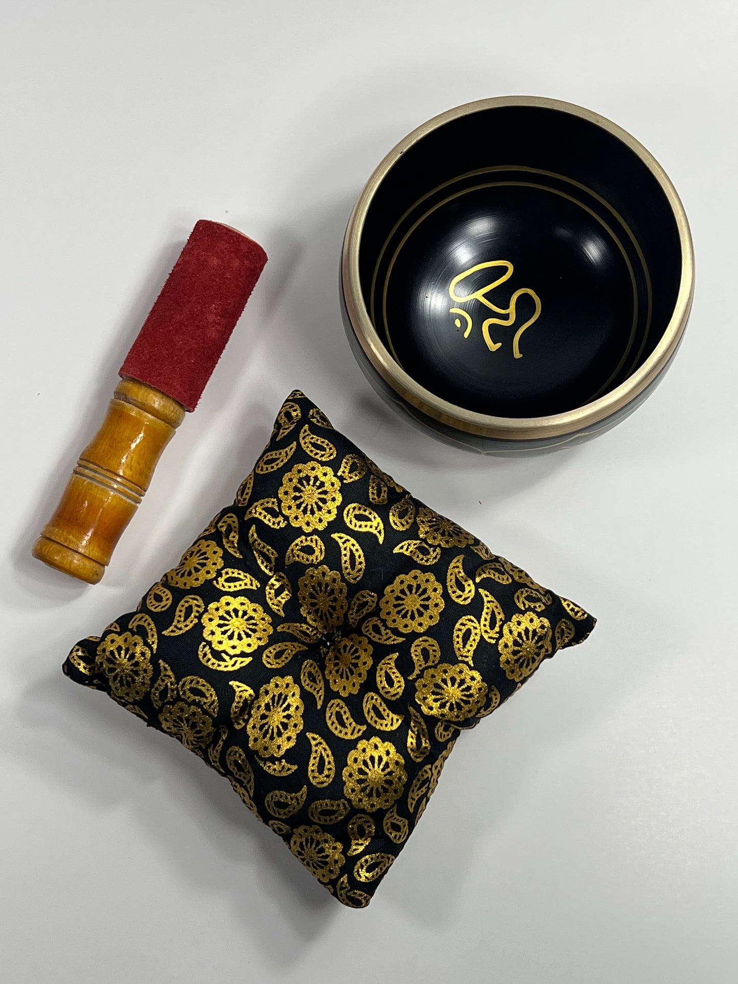 Tibetan Singing Bowl - Black Ohm