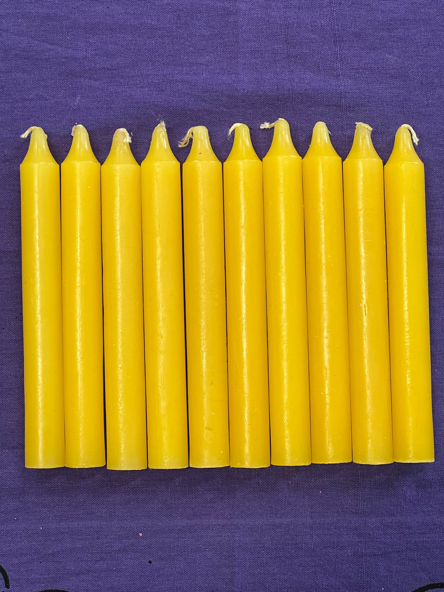 6” Yellow candle