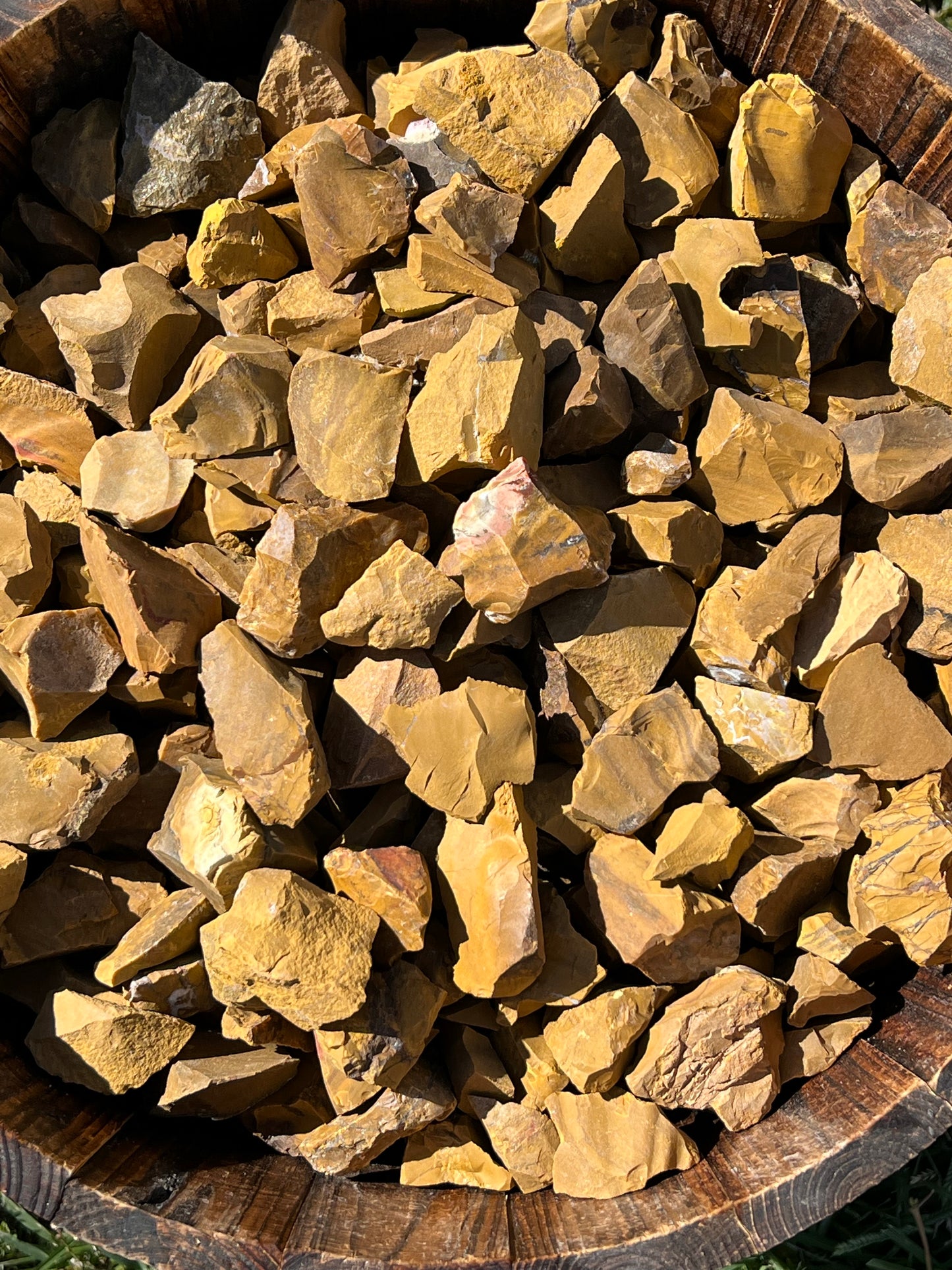 Rough Yellow Jasper